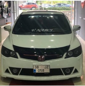 Resim Honda Civic Fd6 Kaput Rüzgarlığı Kaput Koruma 3.2Mm Kalın Plastik 
