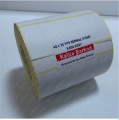 Resim 20X40 Yanyana 5'Li Termal Etiket Rulo Etiket Barkod Etiket 