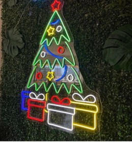 Resim ARYA LİNA DESİGN Yılbaşı Ağacı Neon Led 