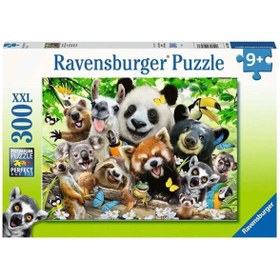 Resim Ravensburger 300 Parça Puzzle Vahşi Yaşam Selfie'si 128938 