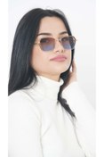 Resim Angel Eyes Dikdörtgen Kahverengi Unisex Güneş Gözlüğü Yw-8056f 