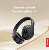Resim Bej Lenovo Th20 Oyun Kulaklıkları İçin Çift Modlu Kulaklık Kablosuz Bluetooth 5.3 Katlanabilir Spor Kulaklık Müzik Kulaklık 2023 Yeni 