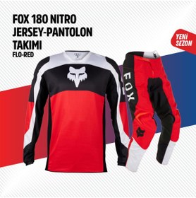 Resim Fox Siyah Kırmızı Jersey Pantolon Takımı 
