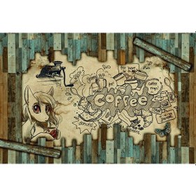 Resim 3 Boyutlu Kafe Duvar Kağıdı 