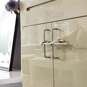 Resim Miny Baby Çok Amaçlı Dolap Kapak Kilidi Krem 