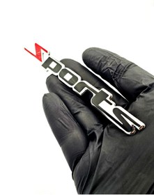 Resim BsElektronik Etiket Sevenler Sports Arma Alüminyum Malzeme 14,5x1,5 cm'dir 