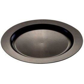 Resim Plastik Siyah Tabak 19 Cm - 10 Adet N11.1013 