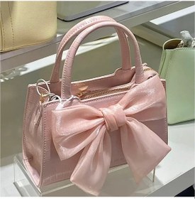 Resim Macroupta Kadın Moda Küçük Kare Omuz Çantası - Yaz Pembe Debriyaj Koltukaltı Çanta Turuncu 