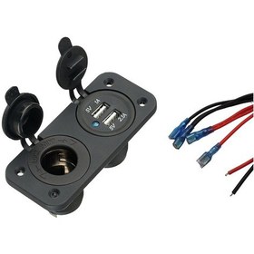 Resim Ch-31 Çift Usb Girişli 1a 2.1a Usb Araç Şarj 