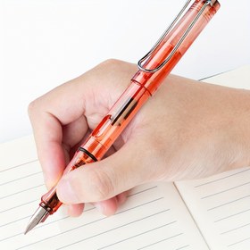 Resim Görünür Mürekkep Seviyesi ile Şeffaf Ergonomik Kalem, 5 Adet/1 Adet, 5 Renk Uç 0.5mm, Sanatsal Yazı Pratiği için En İyi Seçim 