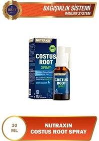 Resim Nutraxin Costus Root Spray 30 Ml - Kusti Hindi Boğaz Spreyi 