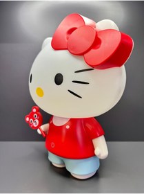 Resim doğan hediyelik Hello Kitty 3 Kademe Led Işıklı Çocuk Masa Gece Lambası-3d Galaxy Kuromi My Melody Sevgili Oyuncak 