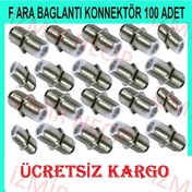 Resim F Ara Konnektör Dişi Kablo Birleştirici 100 Adet 