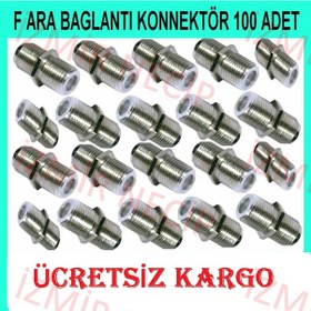 Resim F Ara Konnektör Dişi Kablo Birleştirici 100 Adet 