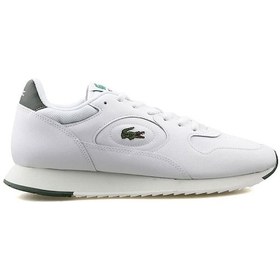 Resim Lacoste Erkek Günlük Ayakkabı Sport Linetrack 746sma0012-082 Beyaz 