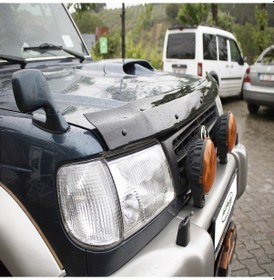 Resim Eurocap Hyundai Galloper Ön Kaput Koruyucu Rüzgarlık Abs 97-03 