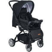 Resim Baby Enzo Step25 Çift Yönlü Bebek Arabası Siyah 
