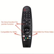 Resim LG için Akıllı TV Uzaktan Kumanda - AKB75855501, MR20GA, MR21GA, MR21GC Modelleri ile çalışır - İnfrared, Pille Çalışır, 3 Cihaza Kadar Destekler 