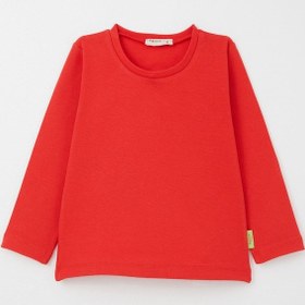 Resim Breeze Kız Bebek Uzun Kollu Tişört Basic 9 Ay-3 Yaş, Narçiçeği Nar Çiçeği 