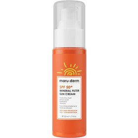 Resim Maruderm güneş kremi | spf 50+ %100 mineral filtre güneş kremi 50 ml 
