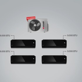 Resim Arçelik ZM24104 A++ 9+9+9+9 BTU Iç - 24000 BTU 1+4 Multi Inverter Klima 