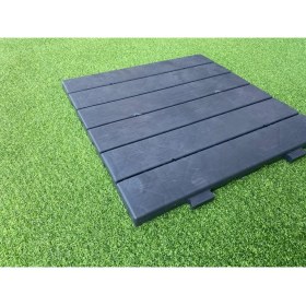 Resim Plastik Deck – Ahşap Görünümlü Zemin Kaplama Karosu (50X50 Cm) (4ADET) 