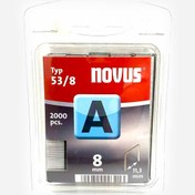 Resim Novus İnce Zımba Teli 53/8 galvaniz 2000 Adet 