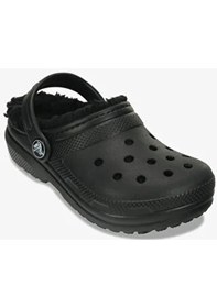 Resim Crocs Classic Lined Clog Kids Çocuk Siyah Terlik 207010-060 Siyah 
