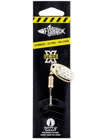 Resim Döner Kaşık - Fishack Glidex - Golden Blue - 7g - No:3 