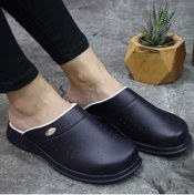 Resim Epilla Lacivert Ortopedik Anatomik Doktor Hemşire Aşçı Terliği 