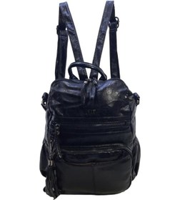 Resim Y.S.deri Kadın Sırt Çantası Yumuşak Suni Deri Fonksiyonel Kullanım Omuz ve Sırt Çantası 