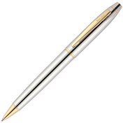 Resim Scrikss Tükenmez Kalem Kutulu Gold Krom 35 