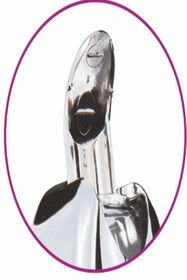 Resim KG-GOLDPAPER F161 500 Ml Krom Kaplama Pratik Kapaklı Köpük Sabun Verici Dispanseri Aparatı (üstten Doldurmalı) 