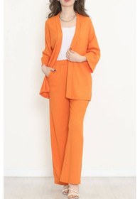 Resim 19V69 Italia Uzun Kimono Takım Turuncu - 722.1247. Çok Renkli 