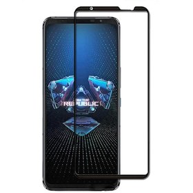 Resim Microcase Asus Rog Phone 5S Pro Tam Kaplayan Çerçeve Cam Koruyucu 