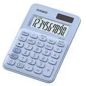 Resim Casio MS-7UC-LB 10 Hane Açık Mavi Masa Üstü Hesap Makinesi 