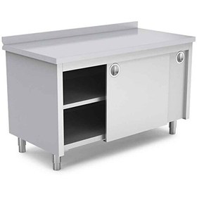 Resim Empero EMP.DLPA.60200 Dolaplı Çalışma Tezgahı Ara Raflı 200x60x85 CM 