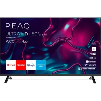 PEAQ PQ55FMN25 55 inç 139 Ekran Dahili Uydu Alıcılı Smart LED TV