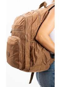 Resim Ultra Hafif Çok Cepli Su Geçirmez Sırt Çantası Unisex Taba Model: 571-1b - Taba 