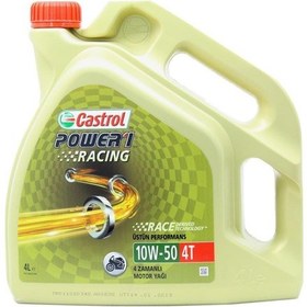 Resim Castrol PoWer 1 Racing 10W/50 4t 4 L Motosiklet Yağı N11.3429 