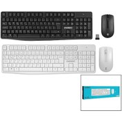 Resim Everest Km-7500 Kablosuz Multimedia Klavye - Mouse Seti Q K Diğer 