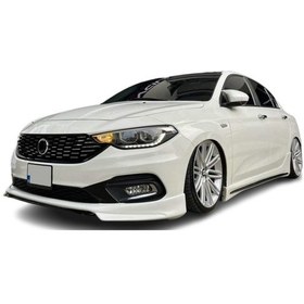 Resim Fiat Egea 2015 - 2022 Custom Yan Marşpiyel Seti Plastik 