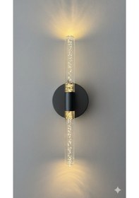 Resim Bhbackhome Bubbleflux Large Şık Tasarım Modern Ledli Aplik 51 Cm Antrasit Elektrikli Kumandalı Antrasit 