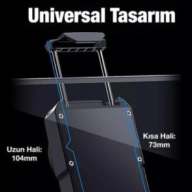 Resim Daders Home Kasırga Soğutmalı Mavi Işıklı Oyuncular Için Telefon Soğutma Fanı, Sessiz Soğutucu Radyatör 