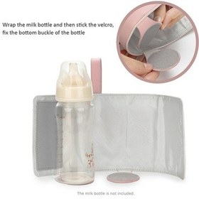 Resim Novahub Mufunye Taşınabilir Biberon Isıtıcı - 3 Seviyeli Sıcaklık, Gece Ve Seyahat İçin Pembe, Pratik Ve Kolay Kullanım Pembe 