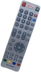 Resim DESTE ELEKTRONİK Uzaktan Kumanda Aquos Netflix Youtube Lc-49cuf8462es Lc-49cug8052k Lc-65cug8052e Rmc0116-rmc0117 ile uyumlu 