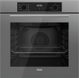 Resim Ferre Flowart Silentart Serisi QBL63CPR + ED078 + D079-SA Gri Ankastre Set 