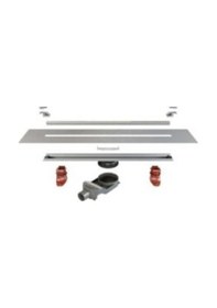Resim Hüppe Ilusion Duş Kanalı, 60cm, Yandan Çıkışlı, Krom, 47h0033000000001 Gümüş 