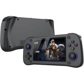Resim G28 3D Taşınabilir Oyun Konsolu 4.3 İnç HD Ekran 64 GB Dahili Oyunlu Şarjlı El Konsolu PSP Benzeri El Tipi Video Game 