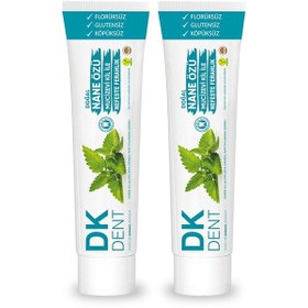 Resim Dermokil Dk Dent Nane Özlü Diş Macunu 2 x 75 ML 